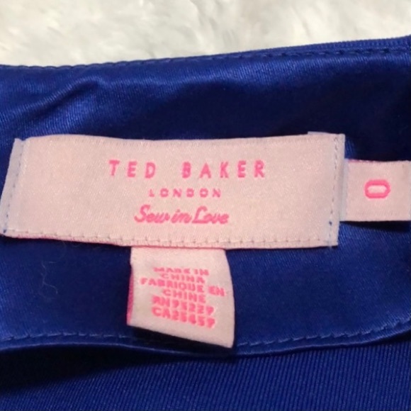 🌹Ted Baker Arwyn Panelled Skater Dress - Picture 13 of 16